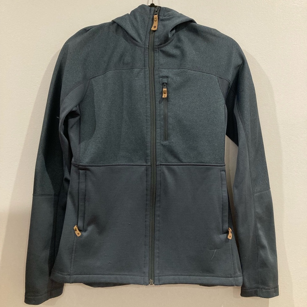 Fjallraven Women size S Abisko Fleece Jacket Teal color
